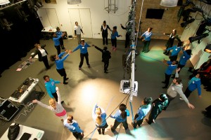 young people in a circle as part of an idiscover workshop